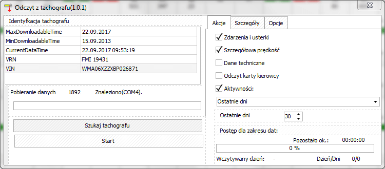 komp tacho, czas pracy kierowcy, program do rozliczania kierowców