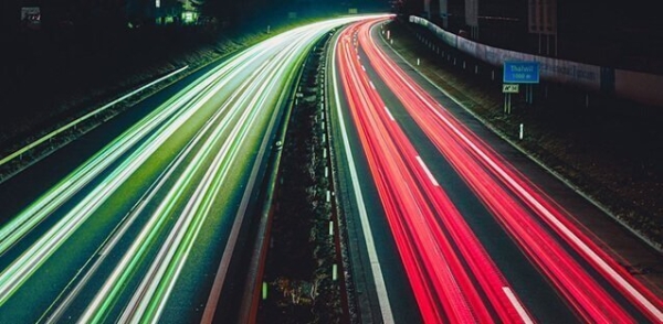 zielona i czerwona droga