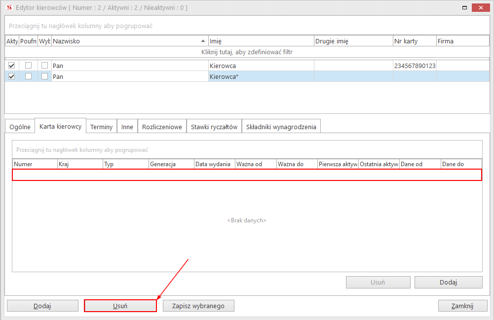 07, czas pracy kierowcy, program do rozliczania kierowców