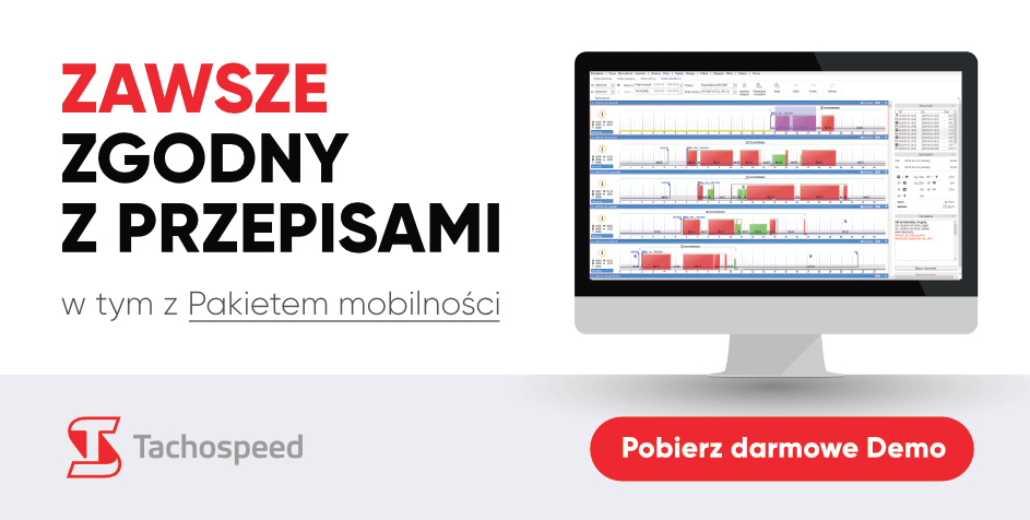 program zgodny z pakietem mobilności Tachospeed