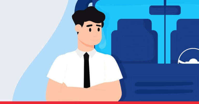 delegowanie zgłaszanie kierowców - kierowca na tle niebieskiej ciężarówki