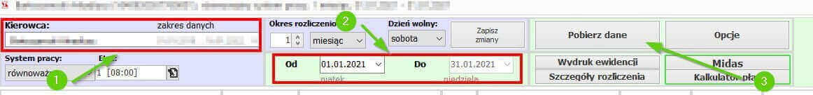 odbior dnia wolnego 02, czas pracy kierowcy, program do rozliczania kierowców