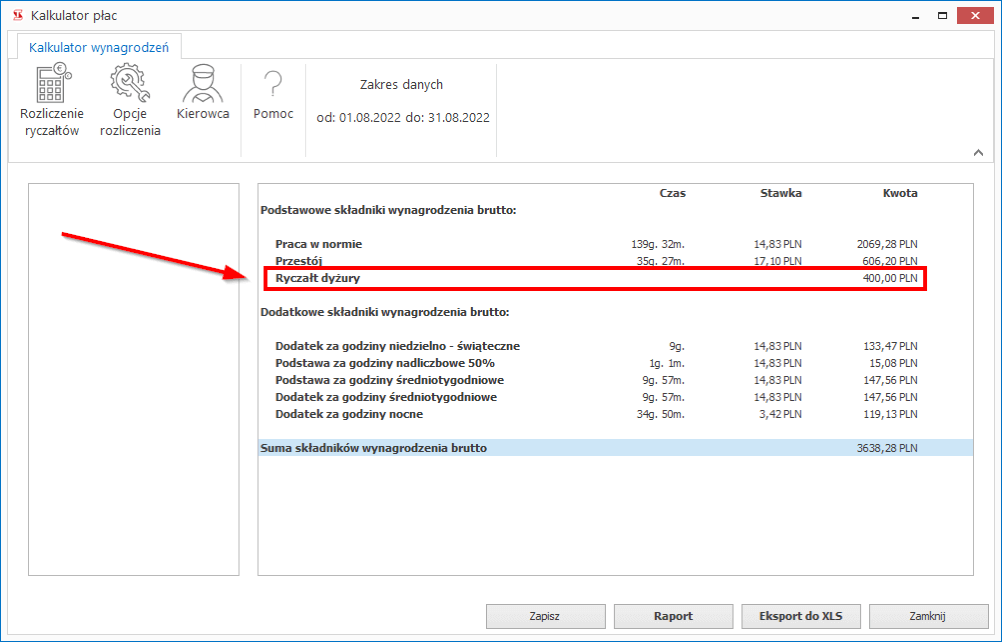 kalkulator plac po, czas pracy kierowcy, program do rozliczania kierowców