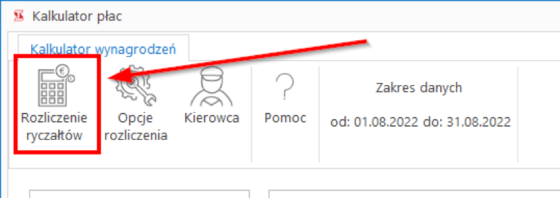 rozliczenie ryczaltow, czas pracy kierowcy, program do rozliczania kierowców