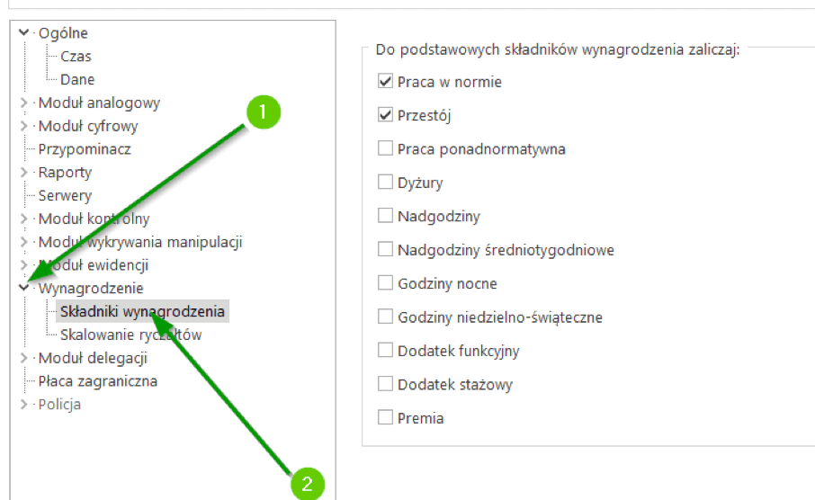skladniki wynagrodzenia, czas pracy kierowcy, program do rozliczania kierowców