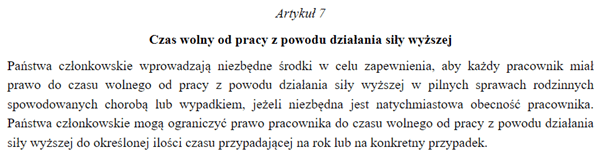 Czas wolny od pracy z powodu dzialania sily wyzszej, czas pracy kierowcy, program do rozliczania kierowców