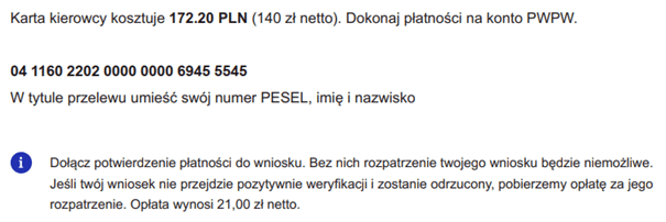 Karta kierowcy wniosek 7, czas pracy kierowcy, program do rozliczania kierowców