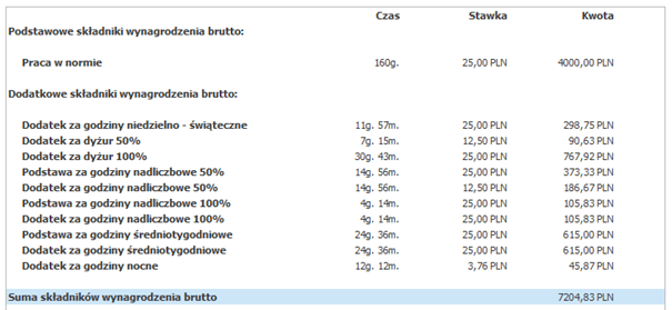Skladniki wynagrodzenia kierowcy zawodowego 2, czas pracy kierowcy, program do rozliczania kierowców