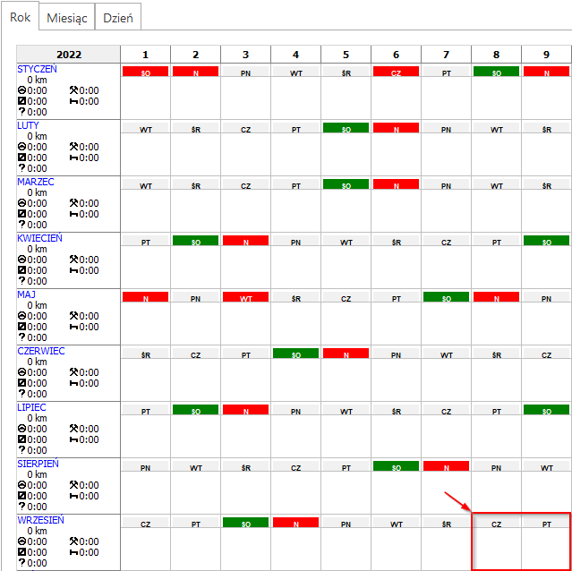 17, czas pracy kierowcy, program do rozliczania kierowców