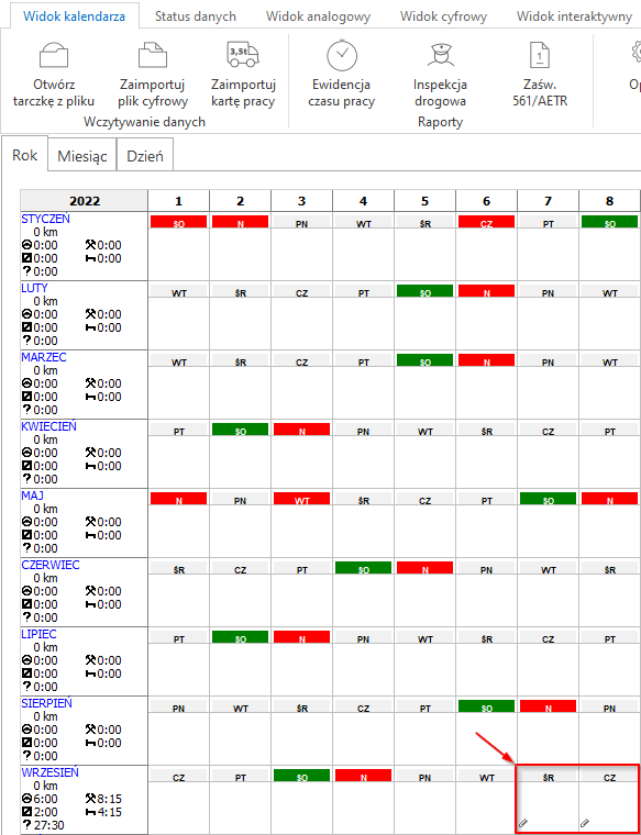 18, czas pracy kierowcy, program do rozliczania kierowców