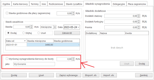 Tachospeed Expert dodatkowe opcje 6, czas pracy kierowcy, program do rozliczania kierowców