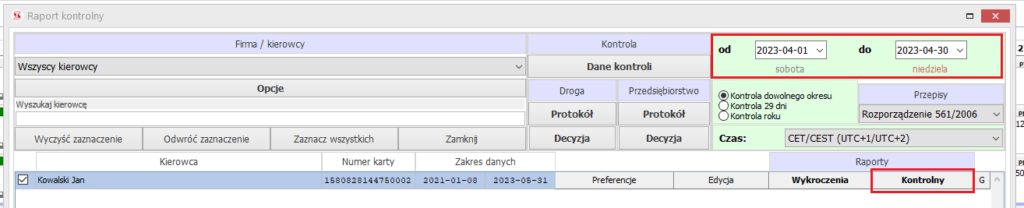 image 4, czas pracy kierowcy, program do rozliczania kierowców