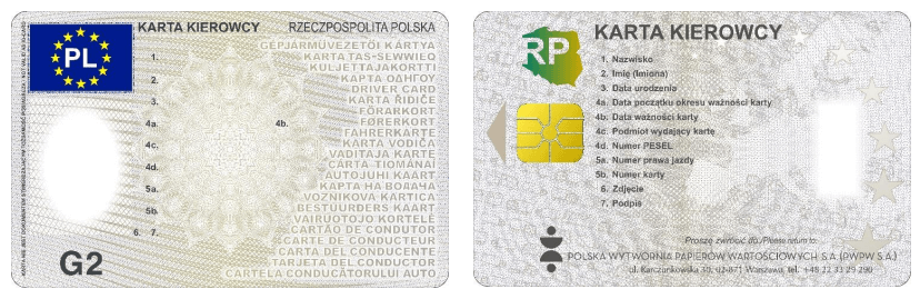 Nowa karta kierowcy: