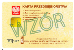 Stara karta przedsiębiorstwa: