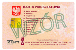 Stara karta warsztatowa