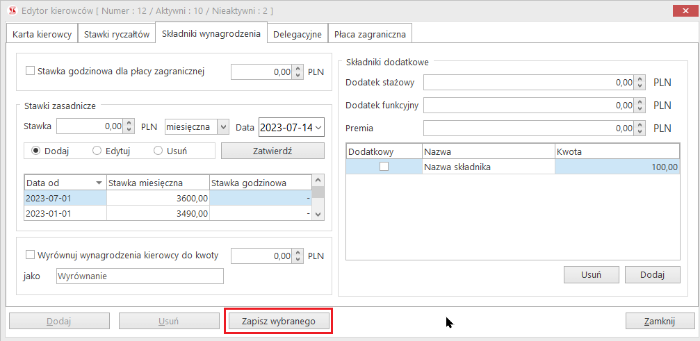 Kalkulator plac tachospeed expert 09, czas pracy kierowcy, program do rozliczania kierowców
