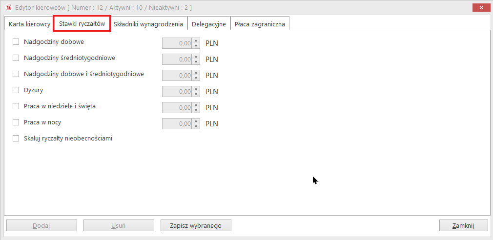 Kalkulator plac tachospeed expert 12, czas pracy kierowcy, program do rozliczania kierowców