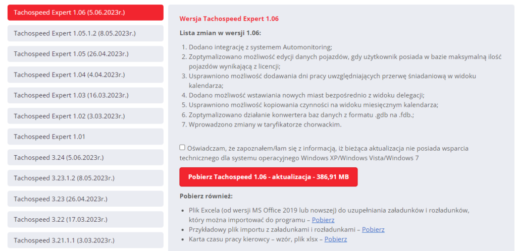 Kalkulator plac tachospeed expert 13, czas pracy kierowcy, program do rozliczania kierowców