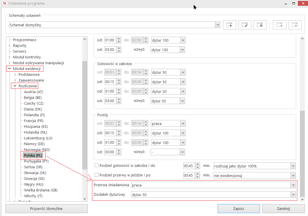 image 7, czas pracy kierowcy, program do rozliczania kierowców