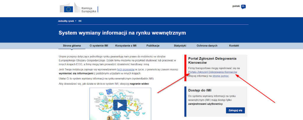 imi 6 portal zgloszen, czas pracy kierowcy, program do rozliczania kierowców