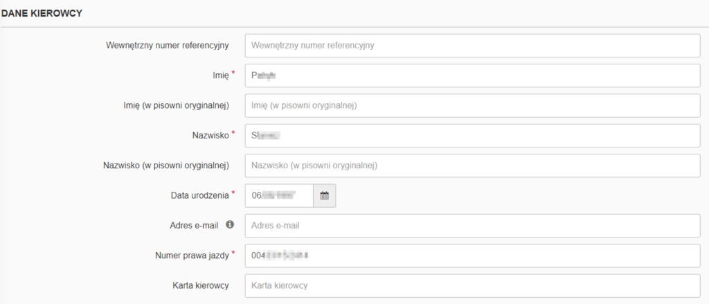 imi 8 dane kierowcy, czas pracy kierowcy, program do rozliczania kierowców