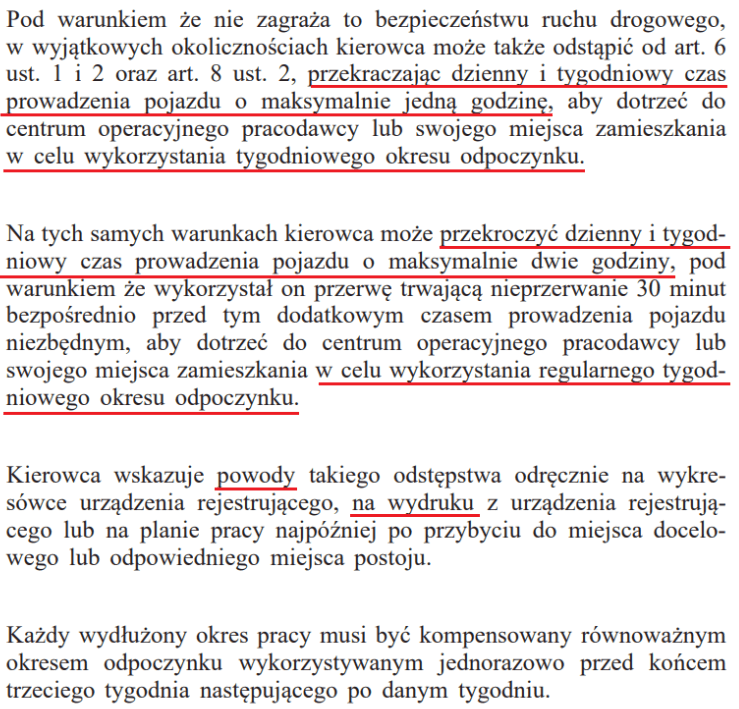 przekroczenie czasu pracy, czas pracy kierowcy, program do rozliczania kierowców