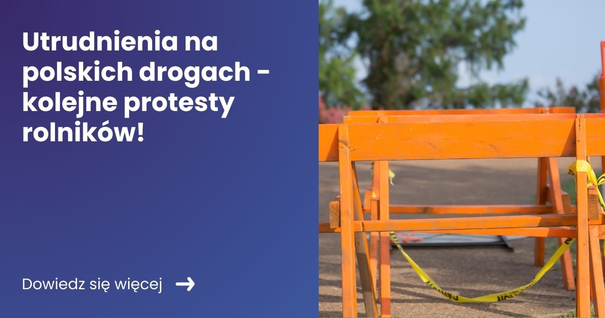 Utrudnienia na polskich drogach – kolejne protesty rolników-1