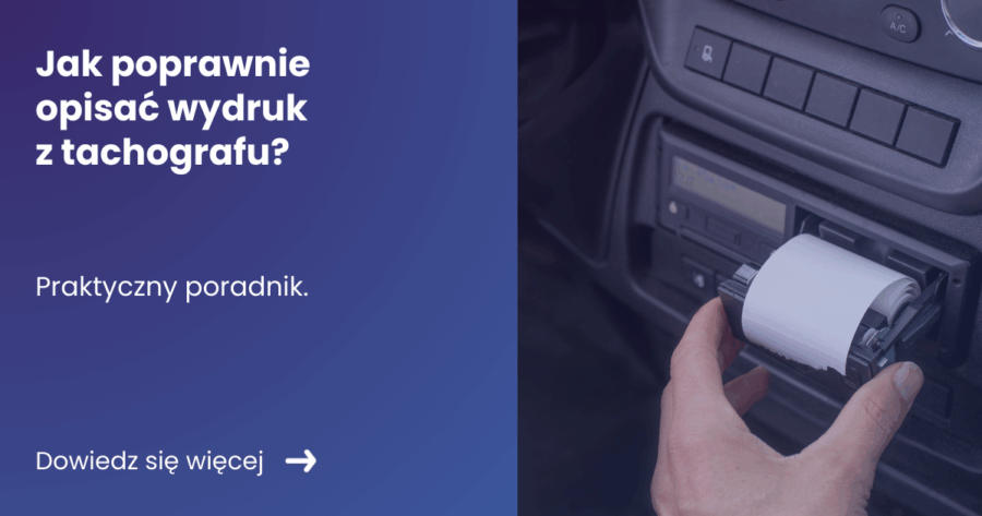 Jak poprawnie opisać wydruk z tachografu opis wydruku z tachografu