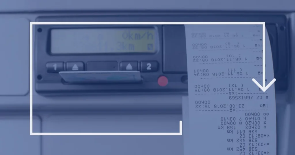 jak poprawnie opisać wydruku z tachografu