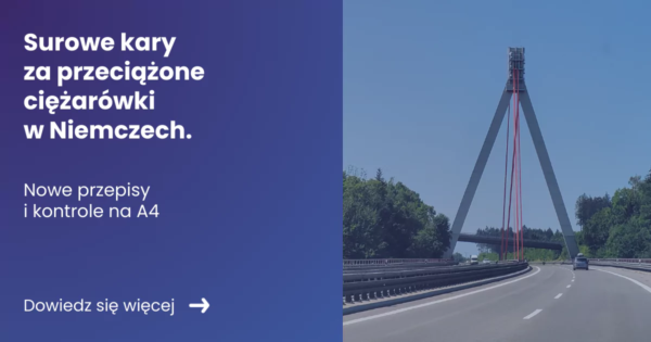 surowe kary za przeciążone samochody w Niemczech