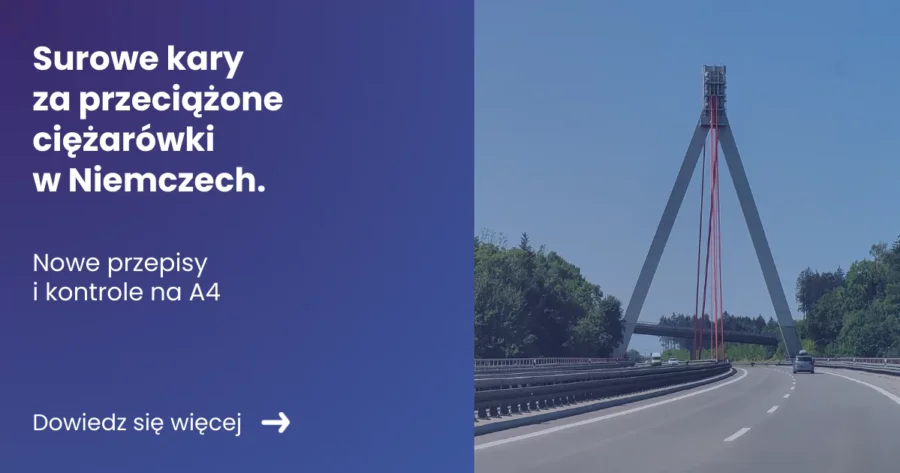 surowe kary za przeciążone samochody w Niemczech