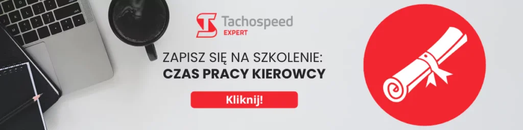 baner zawierający tekst dotyczący zapisu na szkolenie z logotypem ikona kursu po prawej i laptopem po lewej